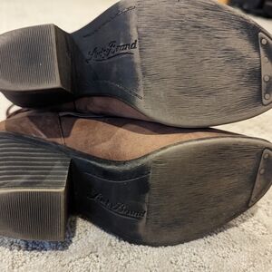 Lucky Brand Light Brown Booties, Size 8.5M